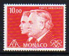 Monaco PA N° 101 XX Série Courante Princes Rainier III Et Albert  :  10  F. Rouge  TB - Luchtpost