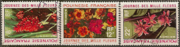 FRENCH POLYNESIA 1971 Flower Day SG 134/6 U YZ231 - Gebraucht