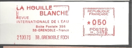 Houille, Blanche, Revue, Grenoble, Foch - EMA Havas - Fragment 12 X 4 Cm  (M382) - Agua
