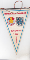 Romania - England - Old Fanion - World Cup - Preliminary - 01.05.1985 Bucharest - Apparel, Souvenirs & Other