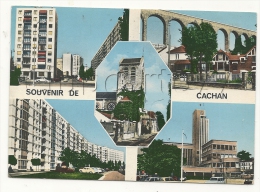 Cachan (94) : 5 Vues Dont La Cité De La Plaine En 1970 (animé) GF. - Cachan