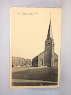 Dour. L'Eglise, L'Hôtel D Ville Et Justice De Paix. - Dour