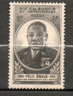 NOUVELLE-CALEDONIE Gouverneur Gl Eboué 1945 N°257 - Nuovi