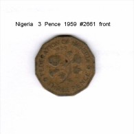 NIGERIA    3  PENCE  1959   (KM # 3) - Nigeria
