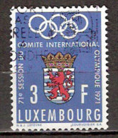 Timbre Luxmbourg Y&T N° 777 (1) Oblitéré. Cote 0.30 € - Used Stamps