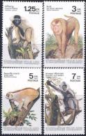 THAILAND -  MONKEYS - MNH ** - 1982 - Affen