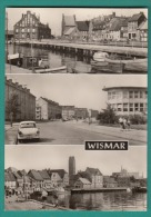 WISMAR  Alter Hafen, Rudolf Breitscheid Strabe, Anlegestelle Der WEIBEN FLOTTE  - (2 Scans)  Impeccable - Wismar