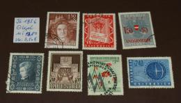 Kompletter Jahrgang Österreich 1956    O Gestempelt Used , Complete Year Set #3337 - Annate Complete