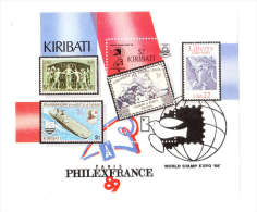 Kiribati 1989 PhilexFrance S/S MNH - Kiribati (1979-...)