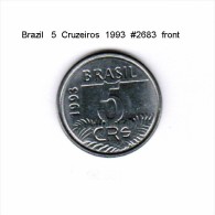 BRAZIL   5  CRUZEIROS  1993  (KM # 627) - Brésil