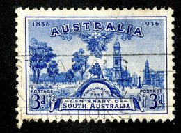 1631x)  Australia 1936 - Sc # 160  Used  ( Catalogue $3.75) - Usados