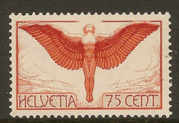 SWITZERLAND 1923 Air 75c Icarus SG 326a HM ZZ2 - Neufs