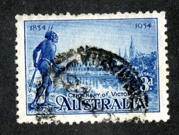 1658x)  Australia 1934 - Sc # 143a (11 1/2)  Used  ( Catalogue $10.00) - Usados