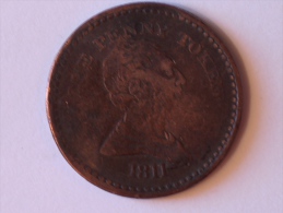 Grande-Bretagne One Penny Token 1811 Civitas Bristol - Andere & Zonder Classificatie