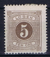 Sweden: 1877 Mi 3 A  MH/* Perfo 14, Postage Due - Portomarken