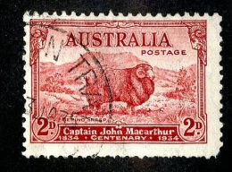 1695x)  Australia 1934 - Sc #147a Die II   Used  ( Catalogue $5.75) - Usados