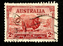 1698x)  Australia 1934 - Sc #147a Die II   Used  ( Catalogue $5.75) - Usados