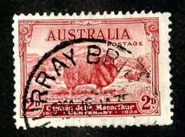 1702x)  Australia 1934 - Sc #147   Used  ( Catalogue $2.00) - Usados