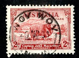 1703x)  Australia 1934 - Sc #147   Used  ( Catalogue $2.00) - Usados