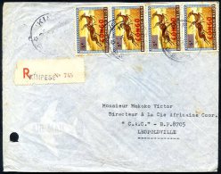 BELGIUM CONGO Registered Local Cover VF - Lettres & Documents