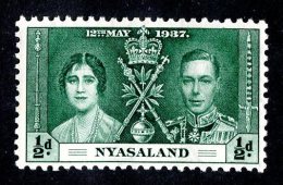 2150x)  Nyasaland 1937 - SG # 127  M* - Nyasaland (1907-1953)