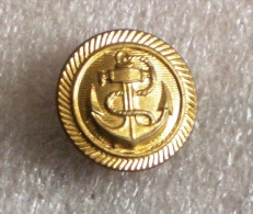 YUGOSLAVIA NAVY (JRM) Vintage Button * Marine Bouton Marina Yougoslavie Jugoslawien Jugoslavia JNA ARMY - Bateaux