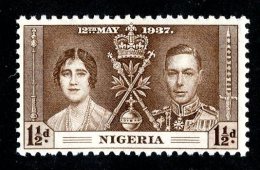 2158x)  Nigeria 1937 - SG # 47  M* - Nigeria (...-1960)