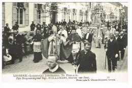 "Lebbeke - Luisterrijke Jubelfeesten - De Processie - Zijn Hoogweerdighied Mgr. Stillemans, Bisschop Van Gent" - Lebbeke