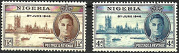 NIGERIA..1946..Michel # 62-63...MH. - Nigeria (...-1960)