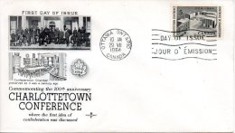 CANADA. N°356 Sur Enveloppe 1er Jour (FDC) De 1964. Conférence De Charlottetown. - 1961-1970