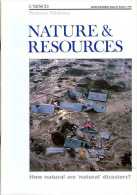 Nature Et Resources N° 1-1991 How Natural Are Natural Disasters? - Nature/ Outdoors