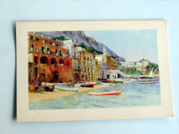 Carte Postale Ancienne : CAPRI : Marina Grande - Marano Di Napoli