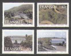 1986 Transkei (South Africa) - Hydroelectric Power 4v., Electricity, River, Mountains,Michel 189/92 MNH - Agua