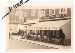 Haute Savoie - 74 - Bonneville  Café Des Négociants  Carte Photo Env. 10x 14,7 Cm - Bonneville