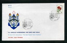 TURKEY 1985 FDC - On The 212th Anniversary, "The New Turkish Naval Academy", Tuzla - Istanbul, Aug. 31 - FDC