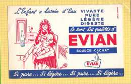 BUVARD : L'Enfant A Besoin D'eau  EVIAN - Sprudel & Limonade