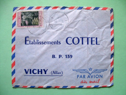 French West Africa - Ivory Coast - 1958 Cover To France - Bananas - Brieven En Documenten