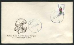 TURKEY 1984 FDC - Edible Mushrooms Congress, Oct 10-12. (Non-Catalog) - FDC