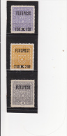 AUTRICHE LES 3 PREMIERS TIMBRES SURCHARGES - Other & Unclassified