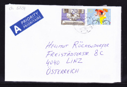 23.1.2013  -  Bedarfsbeleg, Gelaufen Von Arosa Nach Linz / Österreich  -  Siehe Scan (ch 5224) - Storia Postale