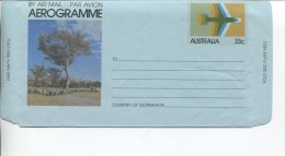 (776) Australia Aerogramme - 33 Cents - Aérogrammes