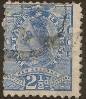 NZ 1882 2 1/2d Blue QV SG 239 U YX79 - Oblitérés