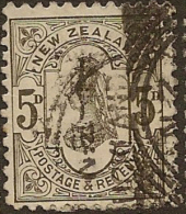 NZ 1882 5d Olive-black QV SG 200 U YX87 - Used Stamps