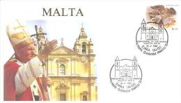 76187)dal25 /05/90 Giovanni Paolo II Visita  Malta - Autres & Non Classés