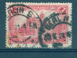 VARIÉTÉS 1920 N° 112  DEUTSCHES REICH 1 MARK   OBLITÉRÉ   DOS  CHARNIÈRES YVERT TELLIER 2.50 € - Variedades & Curiosidades