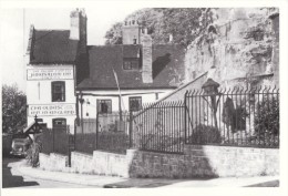 Postcard NOTTINGHAM Trip To Jerusalem Inn Castle Road 1950's Oldest English Pub Repro - Nottingham