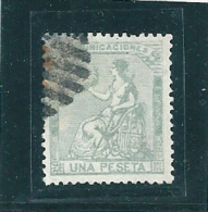 Spain  1873 Edifil 138b Gris Used - Used Stamps