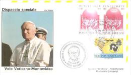 76275)viaggio Papa G.paolo II  Dispaccio Speciale Montevideo-vaticano - Other & Unclassified