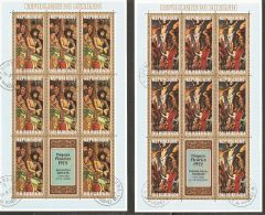 Burundi 1972 Mi# 853-857 A Used - Complete Set In Mini Sheets - Easter / Paintings - Usados