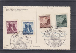 Industrie - Boeuf - Bohème & Moravie -carte Postale De 1941 - Oblitération Spéciale - Verkehr Und Technik - Briefe U. Dokumente